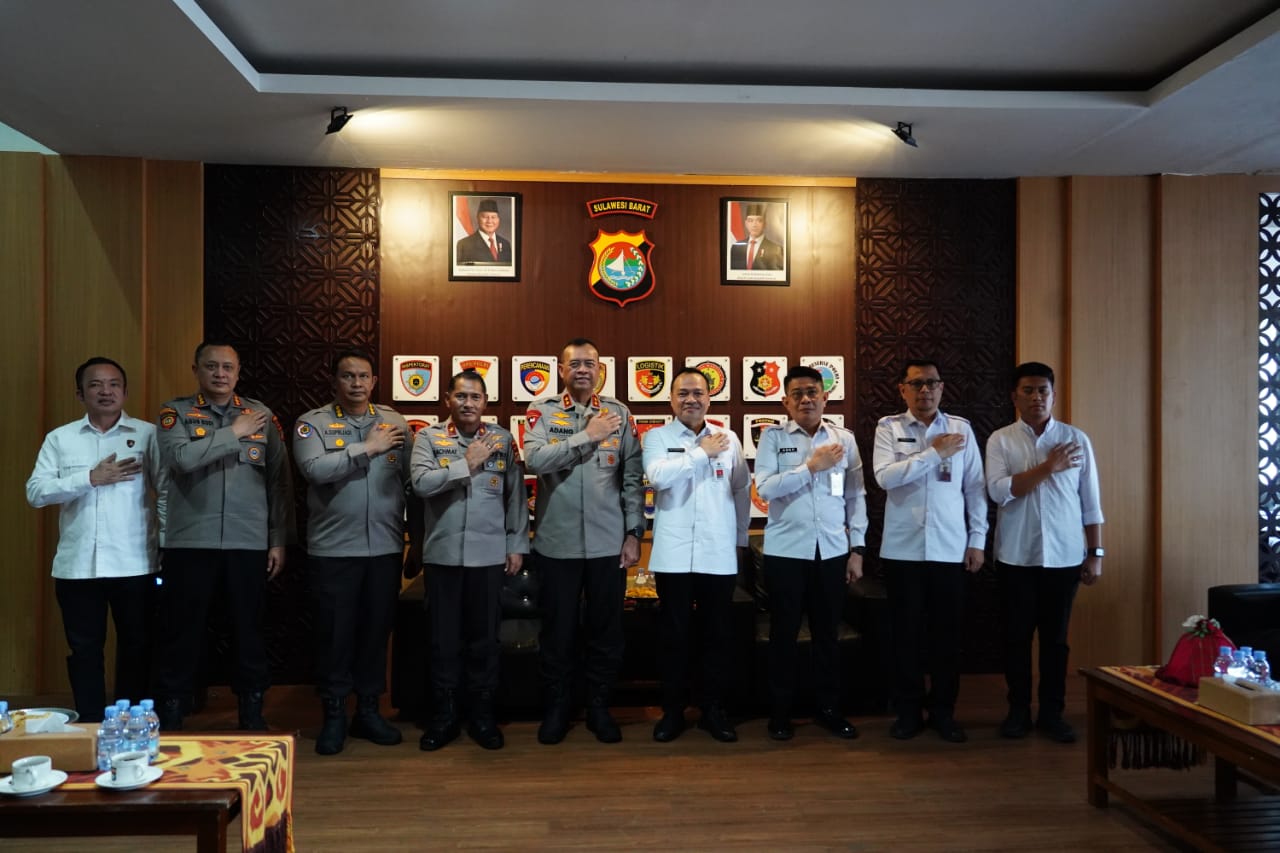 Silaturahmi dan Kolaborasi: Kapolda Sulbar Perkuat Kemitraan dengan Kanwil Kemenkumham