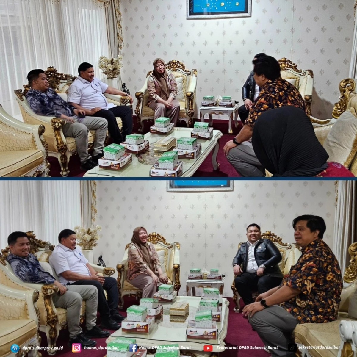 DPRD Sulbar Kunker ke DPRD Sulteng, Susun Strategi Sikapi Efisiensi Anggaran