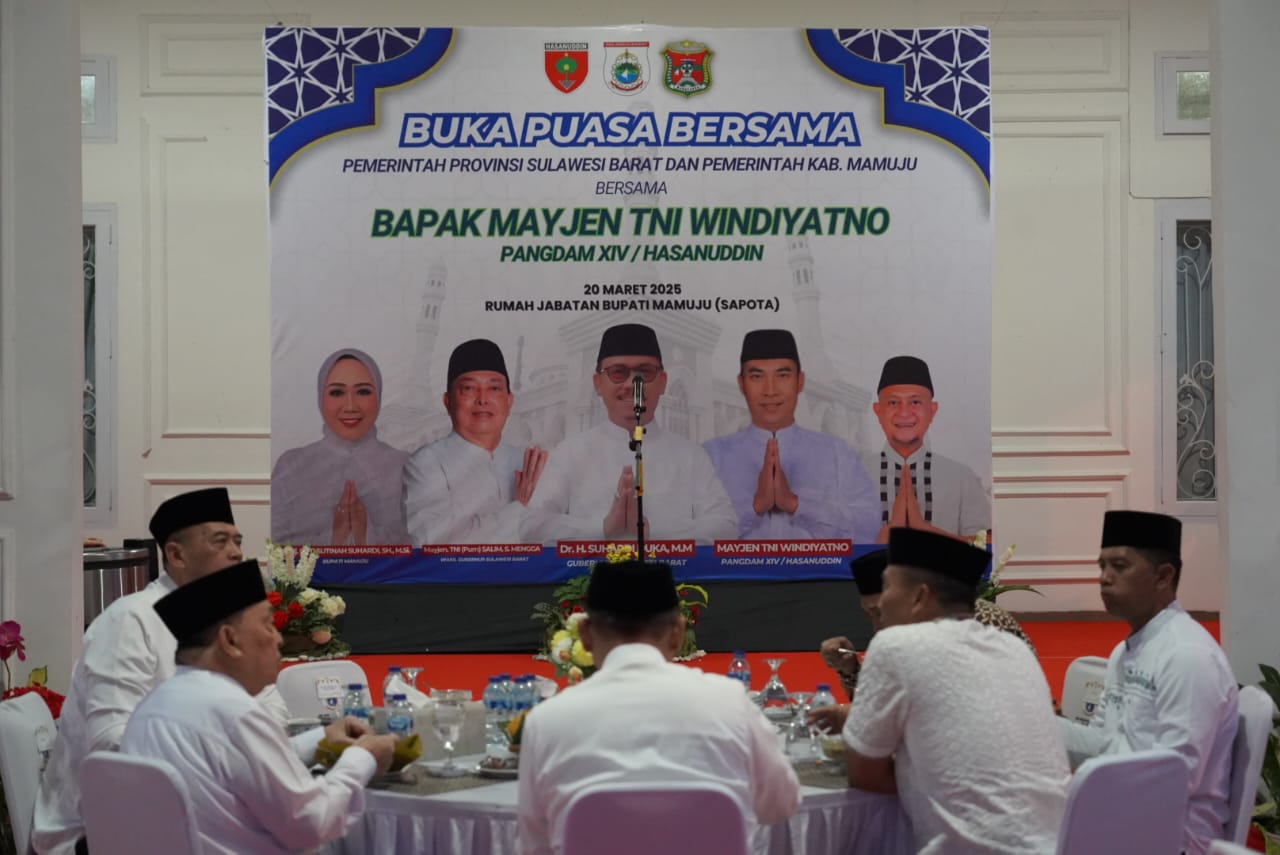 Solidaritas TNI-Polri dan Pemprov Sulbar Terjalin Erat dalam Buka Puasa Bersama