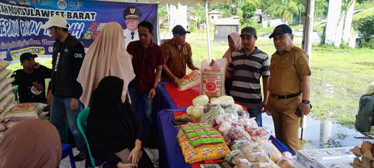 Kendalikan Inflasi, Gerakan Pangan Murah Pemprov Sulbar Menyasar Desa Pattidi