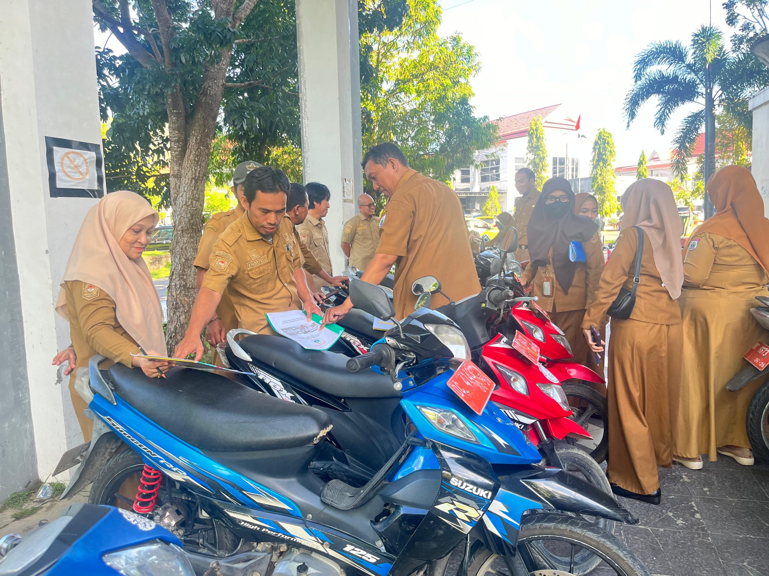 Tertib Administrasi Aset: BKD Sulbar Periksa Kelengkapan 28 Unit Randis Milik Pemprov Sulbar