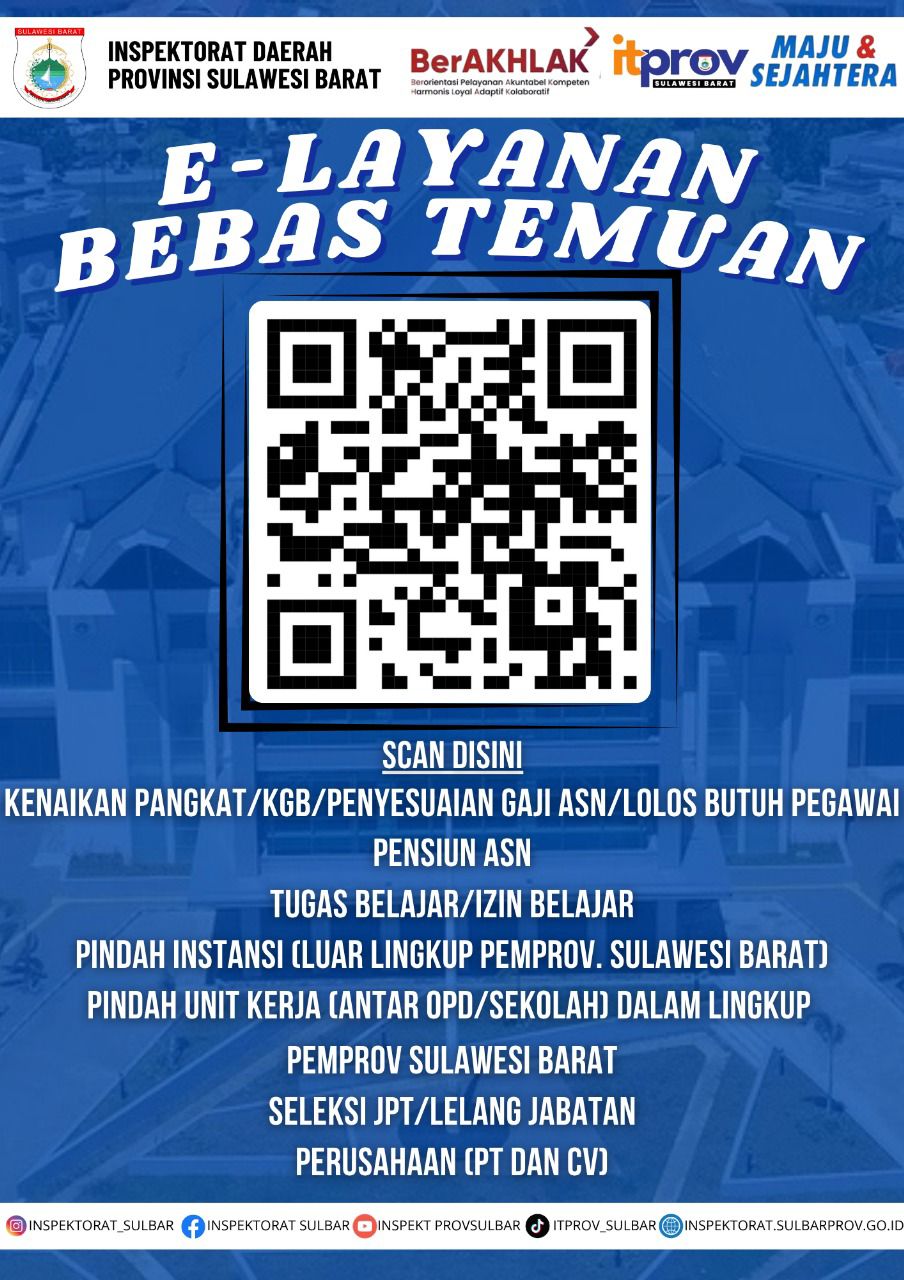 Pemprov Sulbar Luncurkan Aplikasi E-Layanan Bebas Temuan untuk Meningkatkan Kinerja ASN
