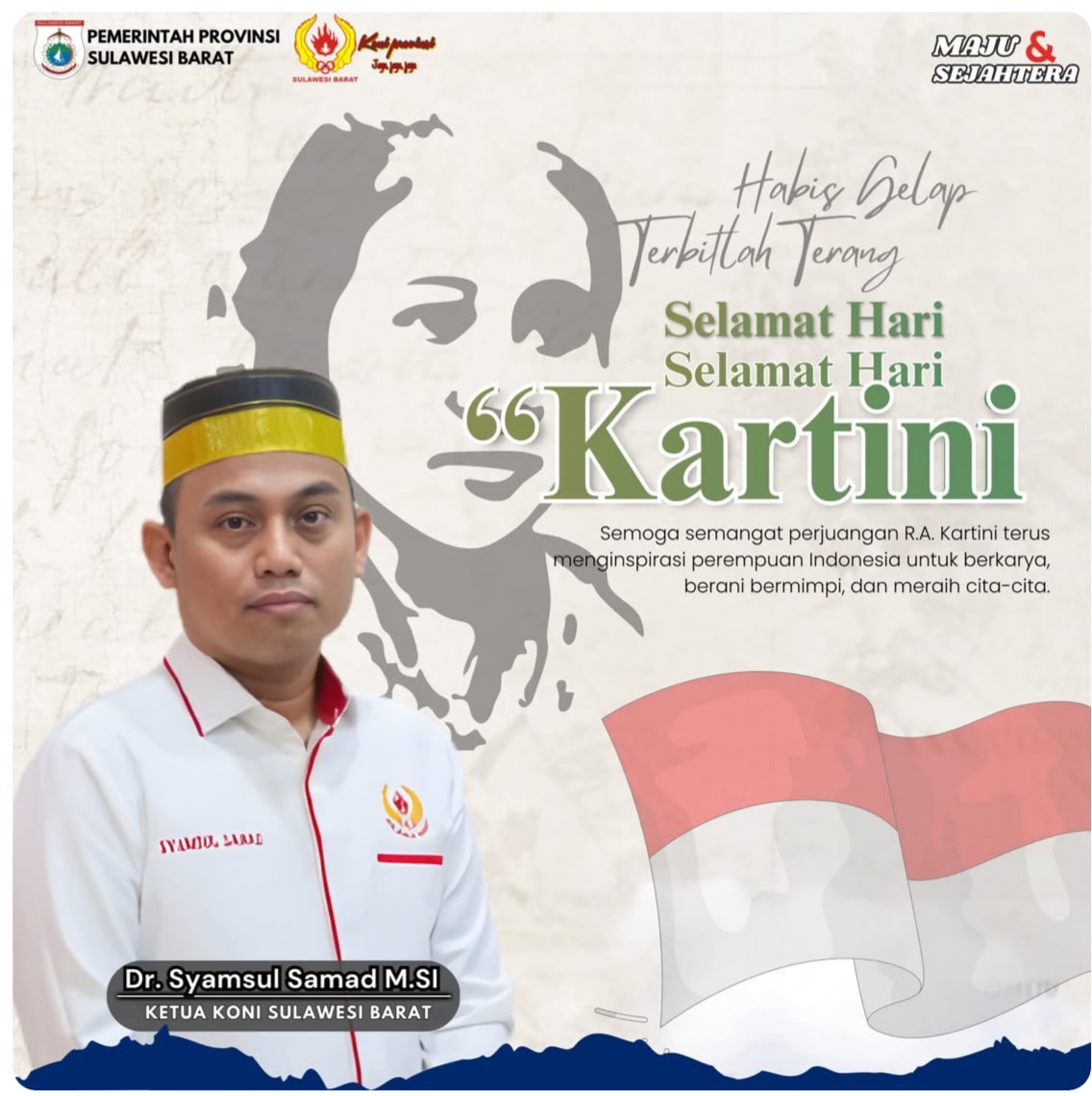 KONI Sulbar Gaungkan Semangat Kartini untuk Kemajuan Perempuan Indonesia