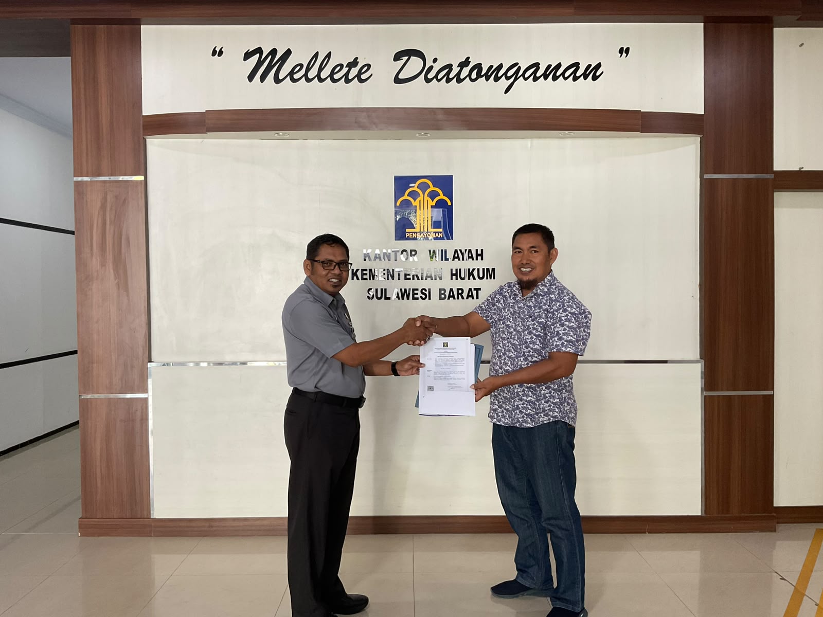 Kanwil Kemenkum Sulbar Dampingi Pelaku Usaha Perbarui Data AHU dan KBLI 2025